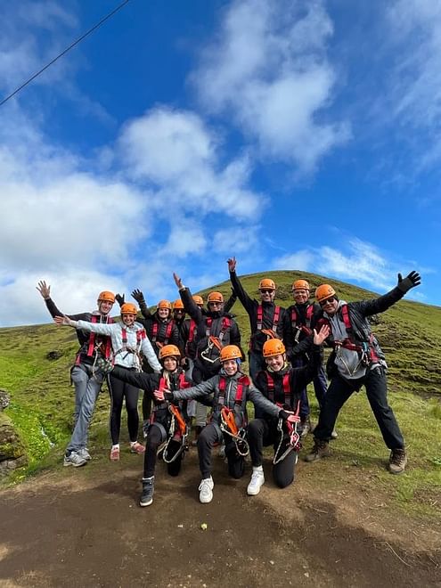 A Zipline in Vik, South Iceland