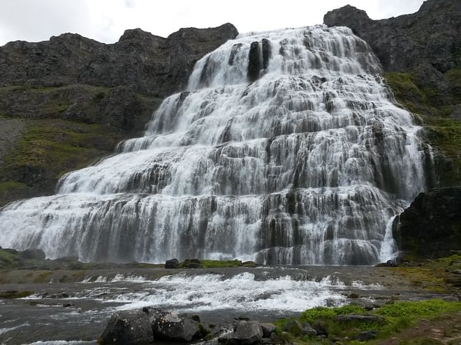 The majestic waterfall Dynjandi