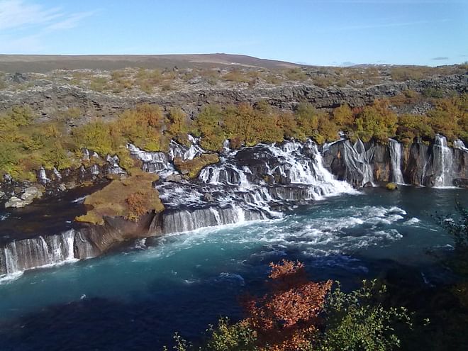 Borgarfjörður - Deildartunguhver, Reykholtskirkja & Langjökull
