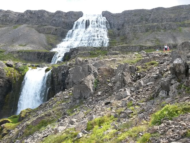 The majestic waterfall Dynjandi