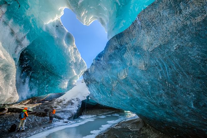 Private Solheimajokull Glacier hike & Katla Ice Cave