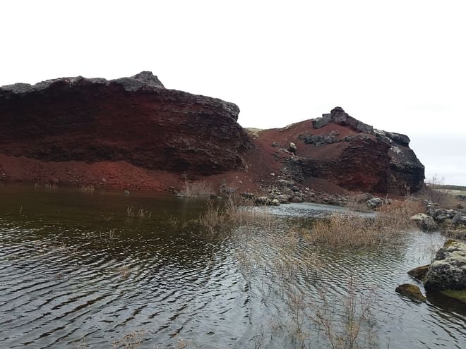 1 Hour - Winter Red lava Tour (With or Without Pickup) 